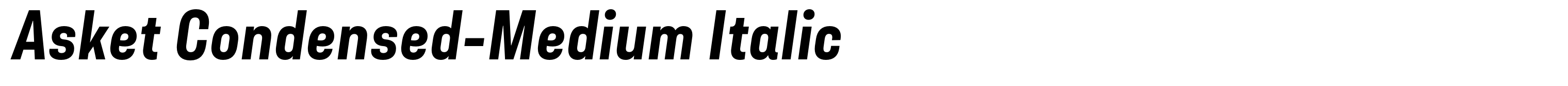 Asket Condensed-Medium Italic
